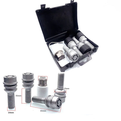 Lug Bolt Set for Wheel Theft Prevention (2010–2023)