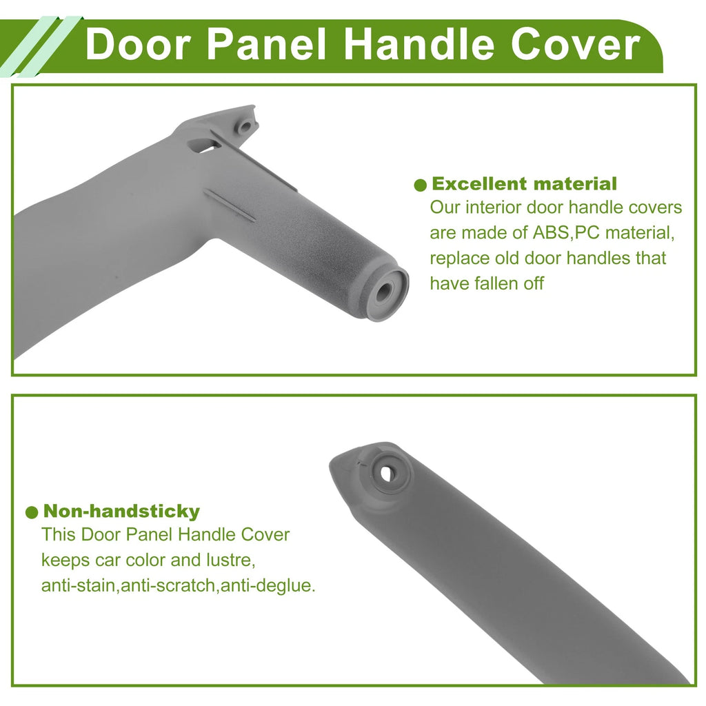 Door Panel Handle Pull Trim Cover for BMW X5 E70 (2007–2013) No. 51416969404 Gray Black
