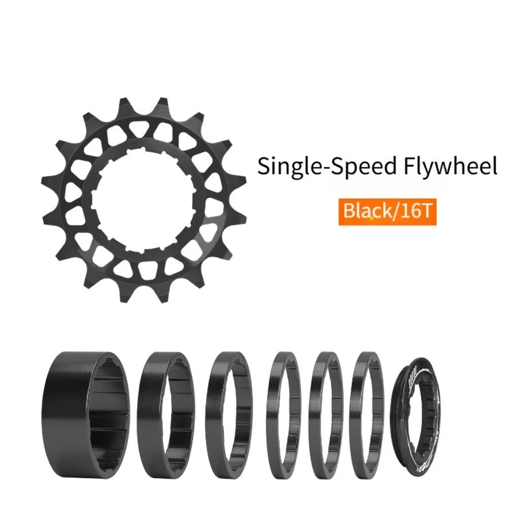 Single Speed Conversion Kit 16T 18T for Bikes (Lightweight Aluminum)