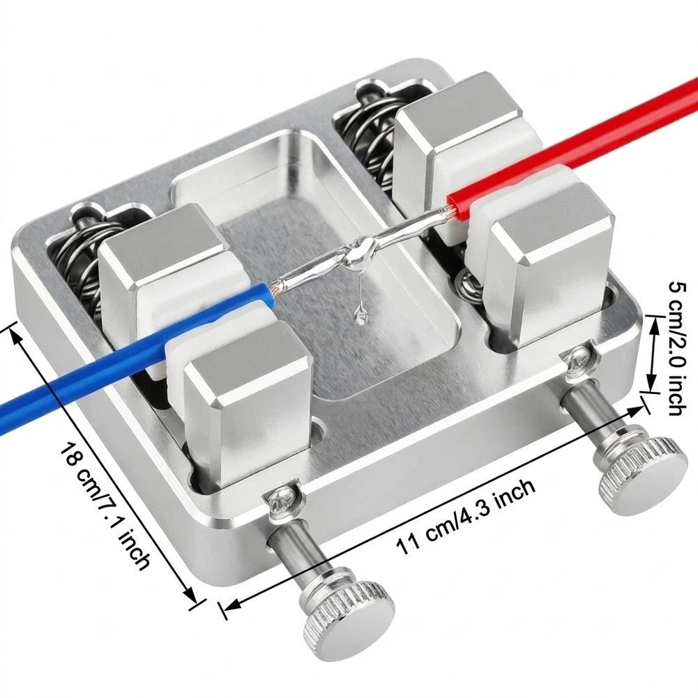 18 11 5cm Aluminum Soldering Clamp with Adjustable Opening