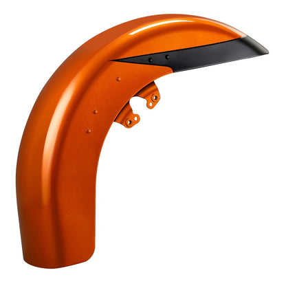 Front Fender for Harley Road Glide FLTRX (2014–2024) Scorched Orange/Black Denim