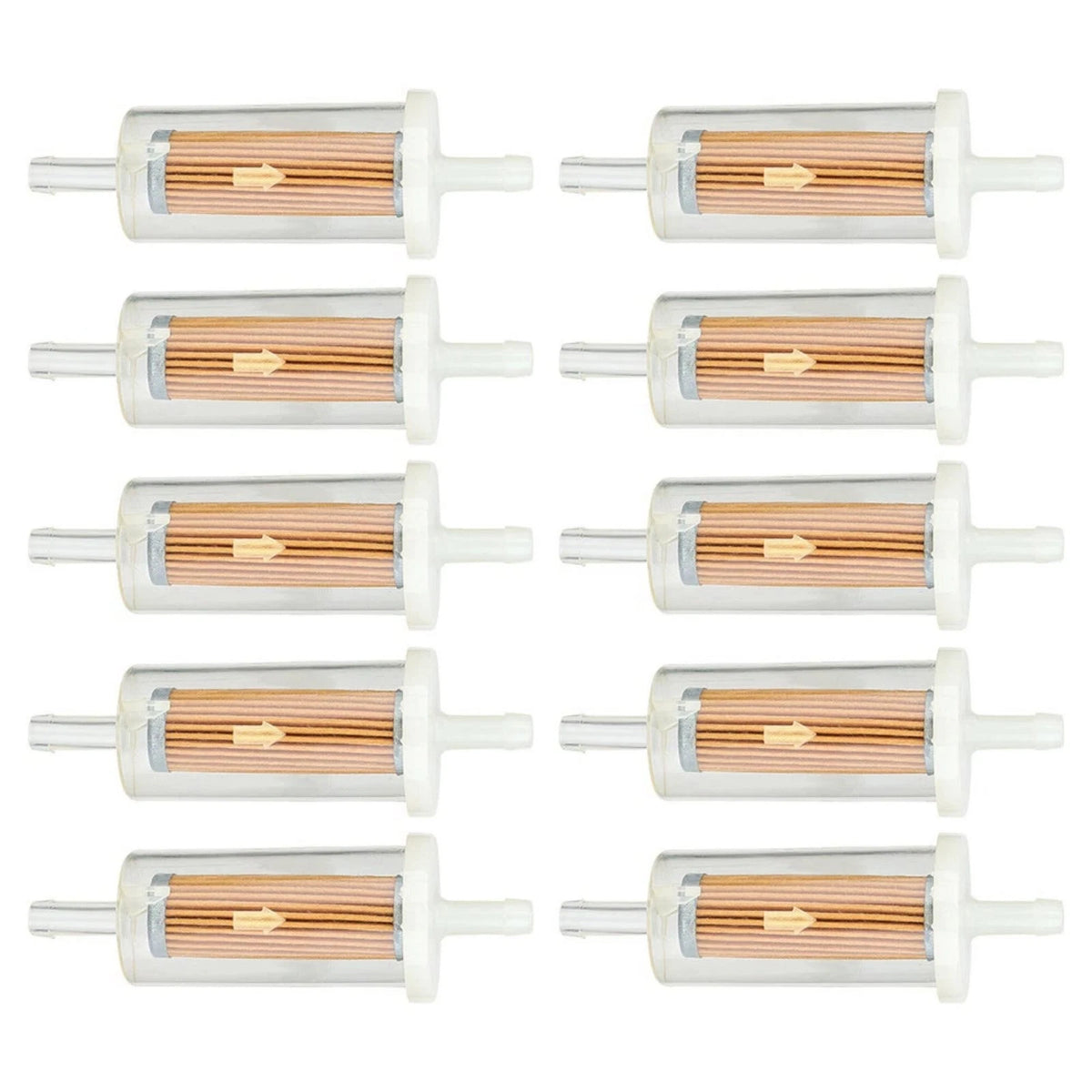10 Pack Fuel Filter for John Deere X100 X300 Series (695666)