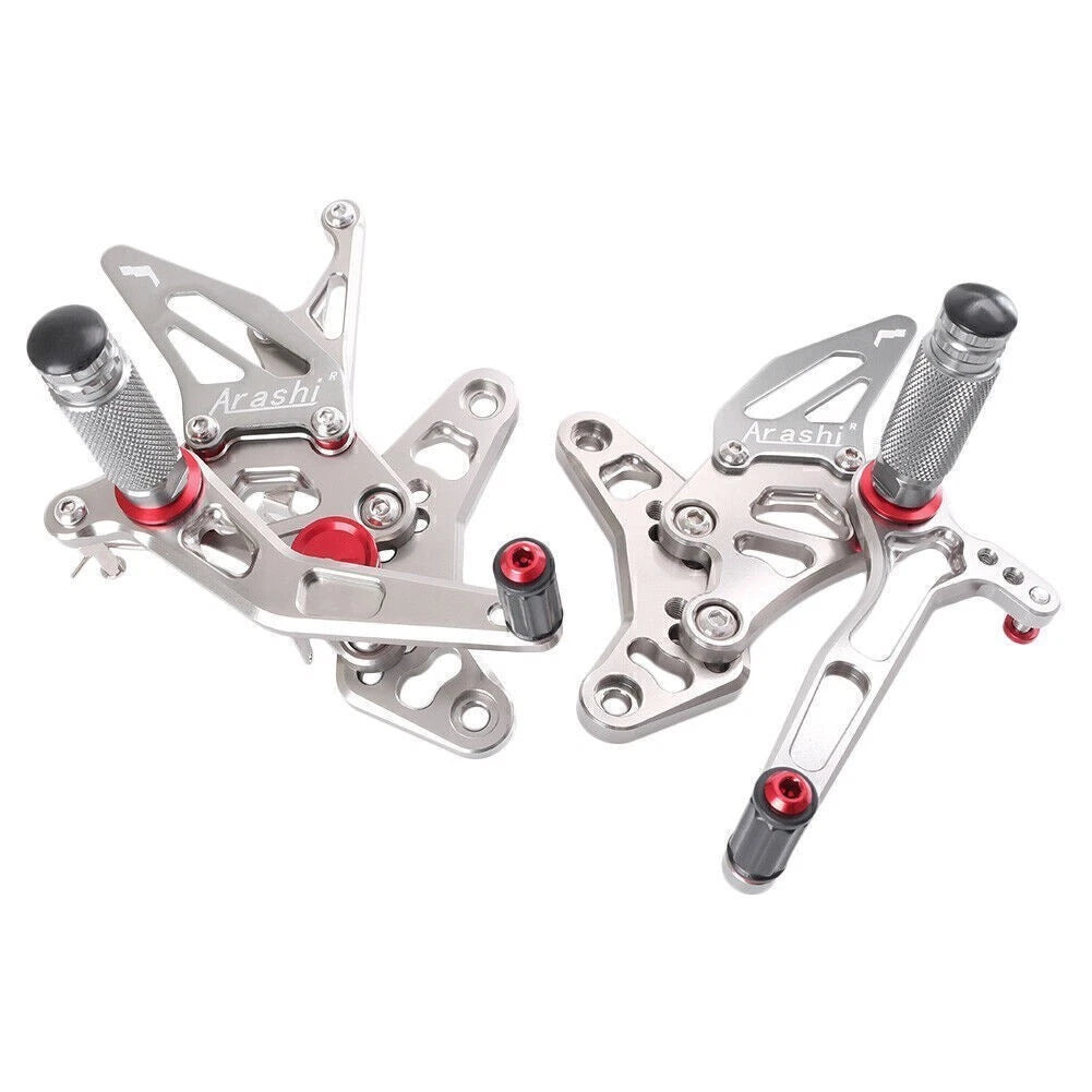 Adjustable Rearsets Foot Pegs for Suzuki SV650/S60S (2017) - Grey