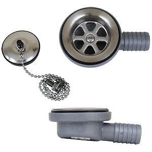 Low Profile Drain Stopper for Scandvik (1" Outlet)