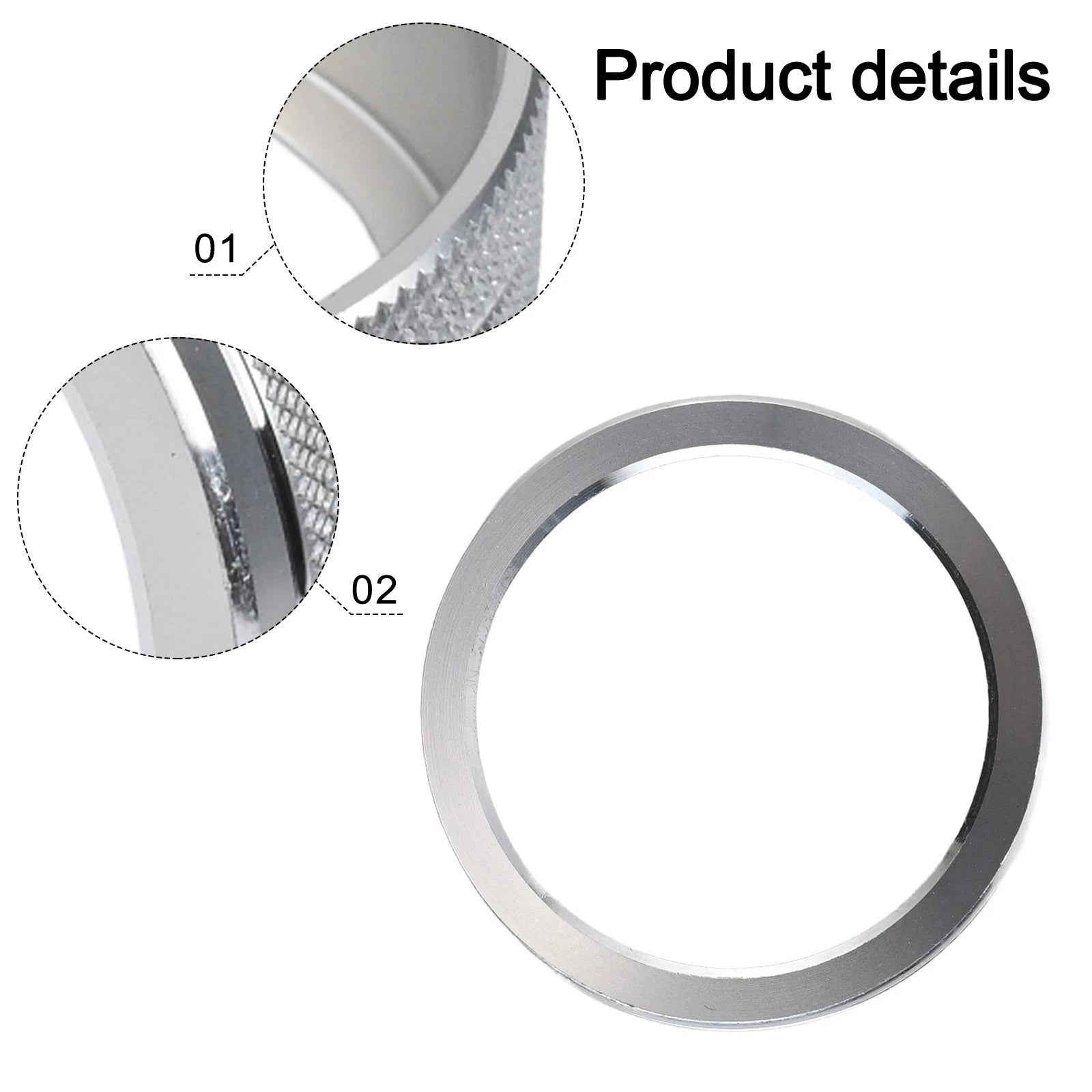 Silver Alloy Air Conditioning Audio Control Knobs for