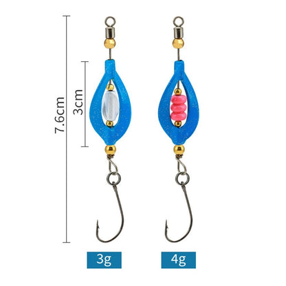 5pc Spinner Lures for Stream Fishing