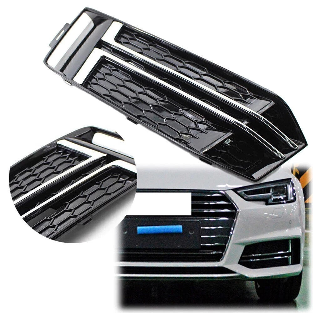Front Bumper Lower Grille for Audi S4 A4 B9 (2017–2018)