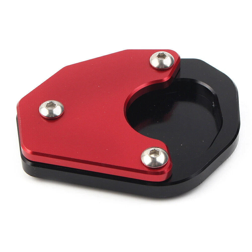 Kickstand Side Stand Extension Enlarge Plate Pad For Trident 660 2021 RED