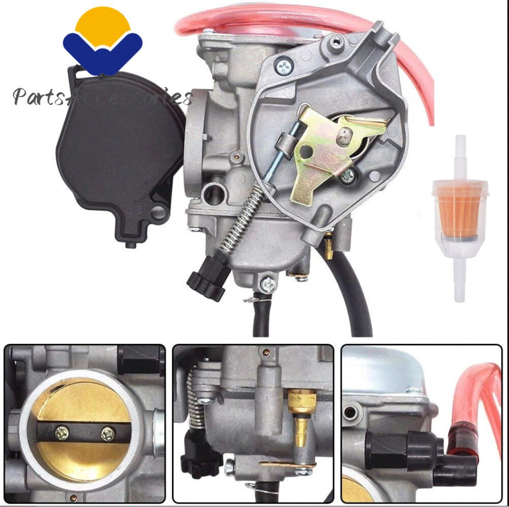 Carburetor & Choke Cable Eliminator for Kawasaki Prairie KVF360 (2003–2007)