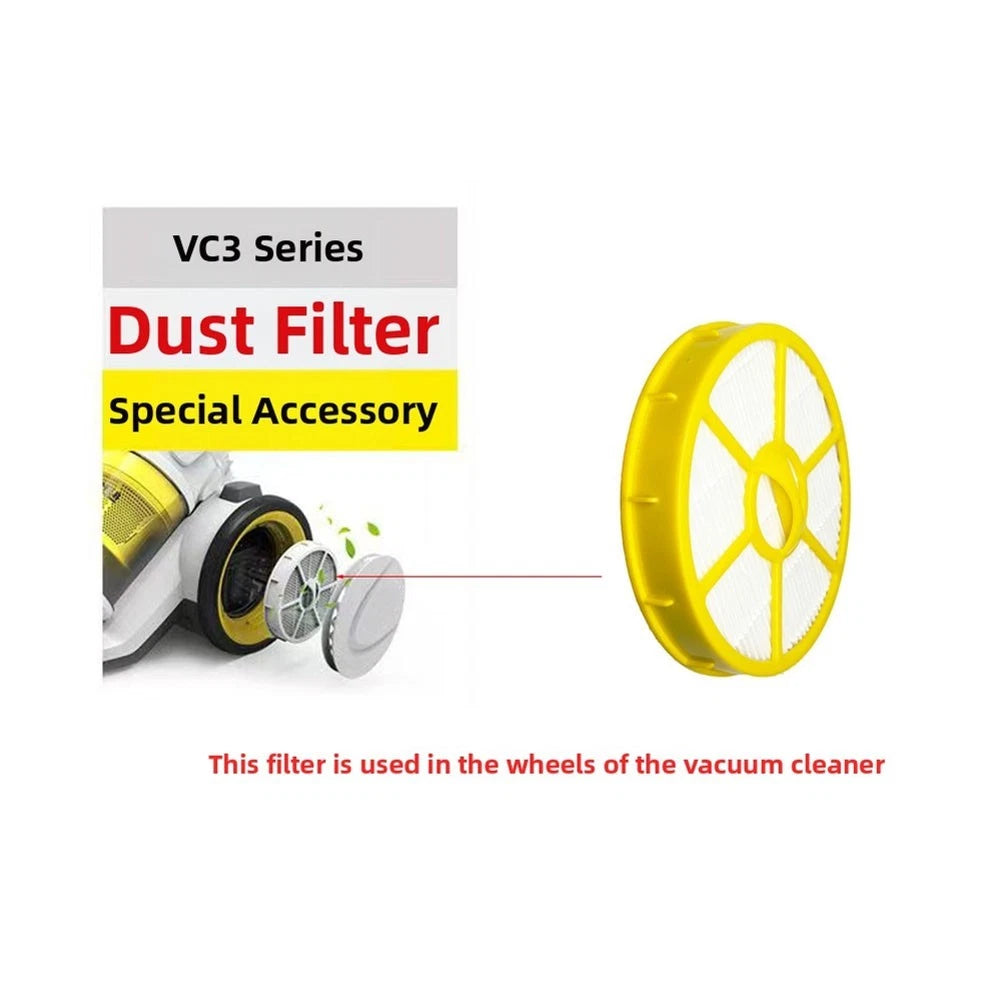 Filter Kit with Wheels for Karcher VC3 VC3 Premium (2014–2023)