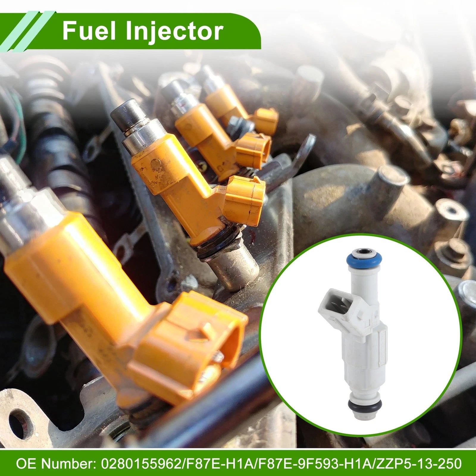 1 Pc No.0280155962 Fuel Injector for Ford Explorer 4.0L (1999–2000)