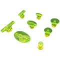 Car Dent Pull Tabs 8 Pack Yellow Thickened Plastic for Paint-Safe Dent Repair