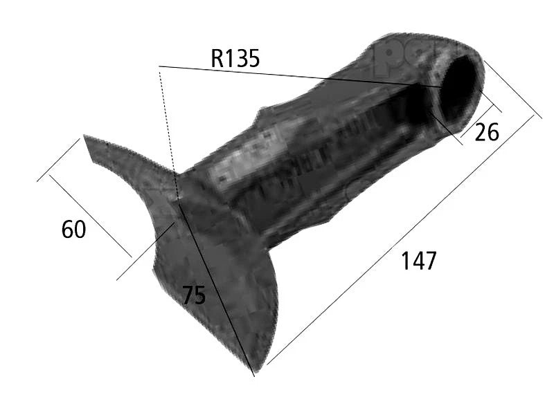 Replacement Hammer Flail for McConnel Twose