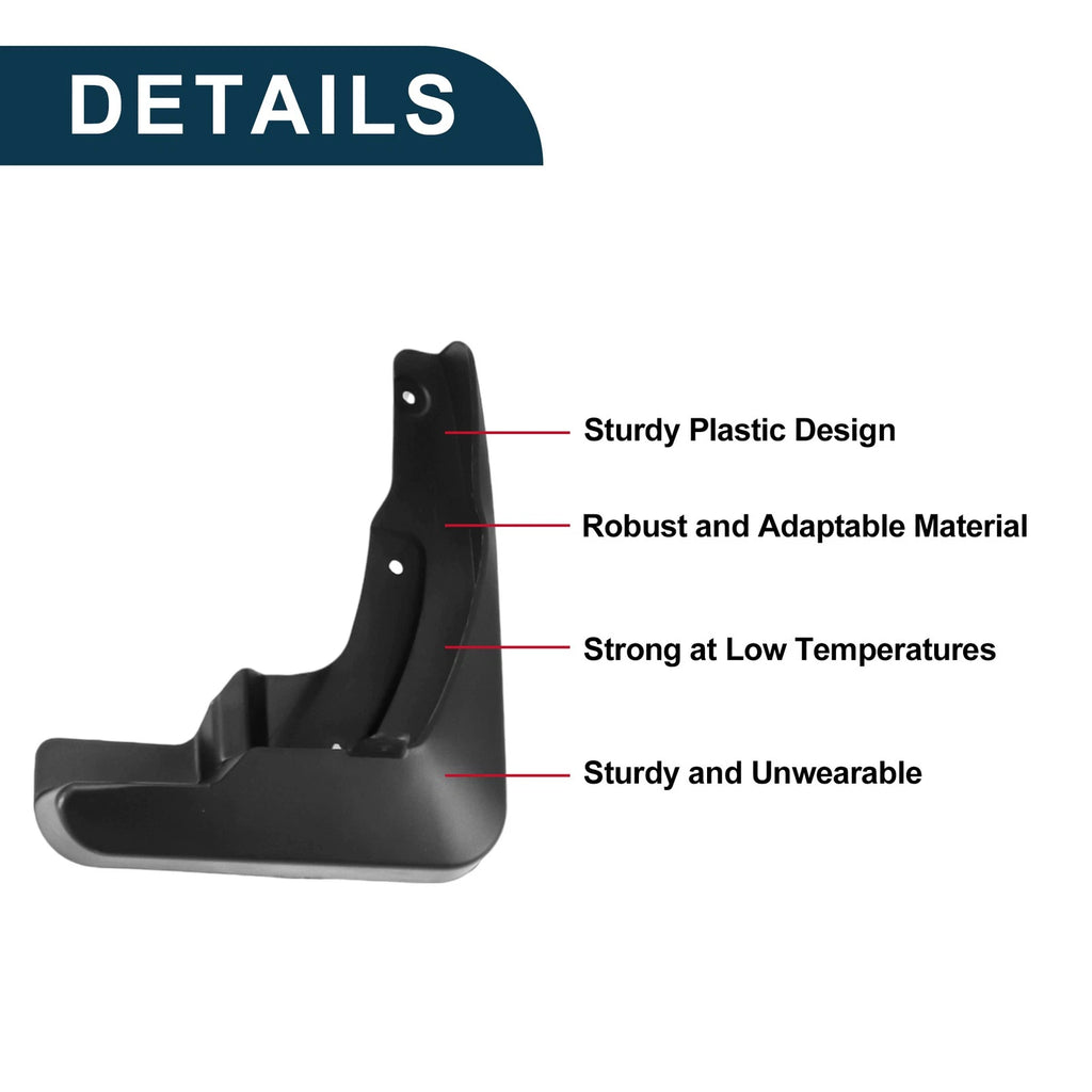 Mud Flaps Splash Guards 1Set for Toyota Venza AV10 (2013–2016)