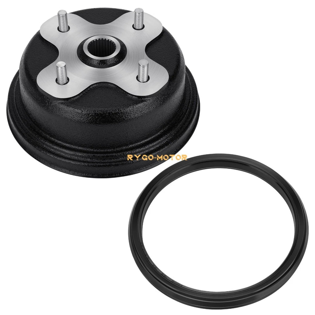 Rear Brake Drum w/Seal for Yamaha Kodiak 400 YFM400FW Grizzly 600 YFM600 (1993–1999)