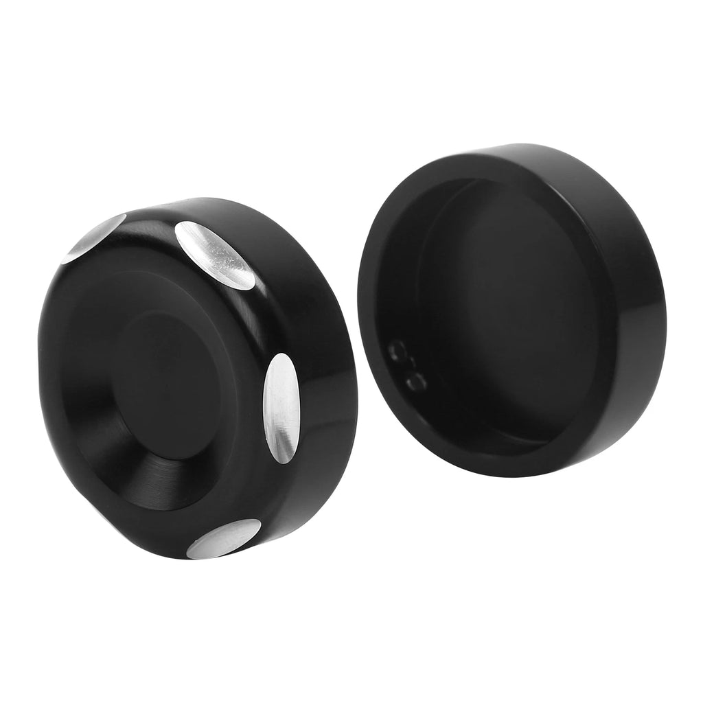 Front Fork Stem Nut Covers for Harley Softail (2018–2024) & Sportster XL (2014–2022)