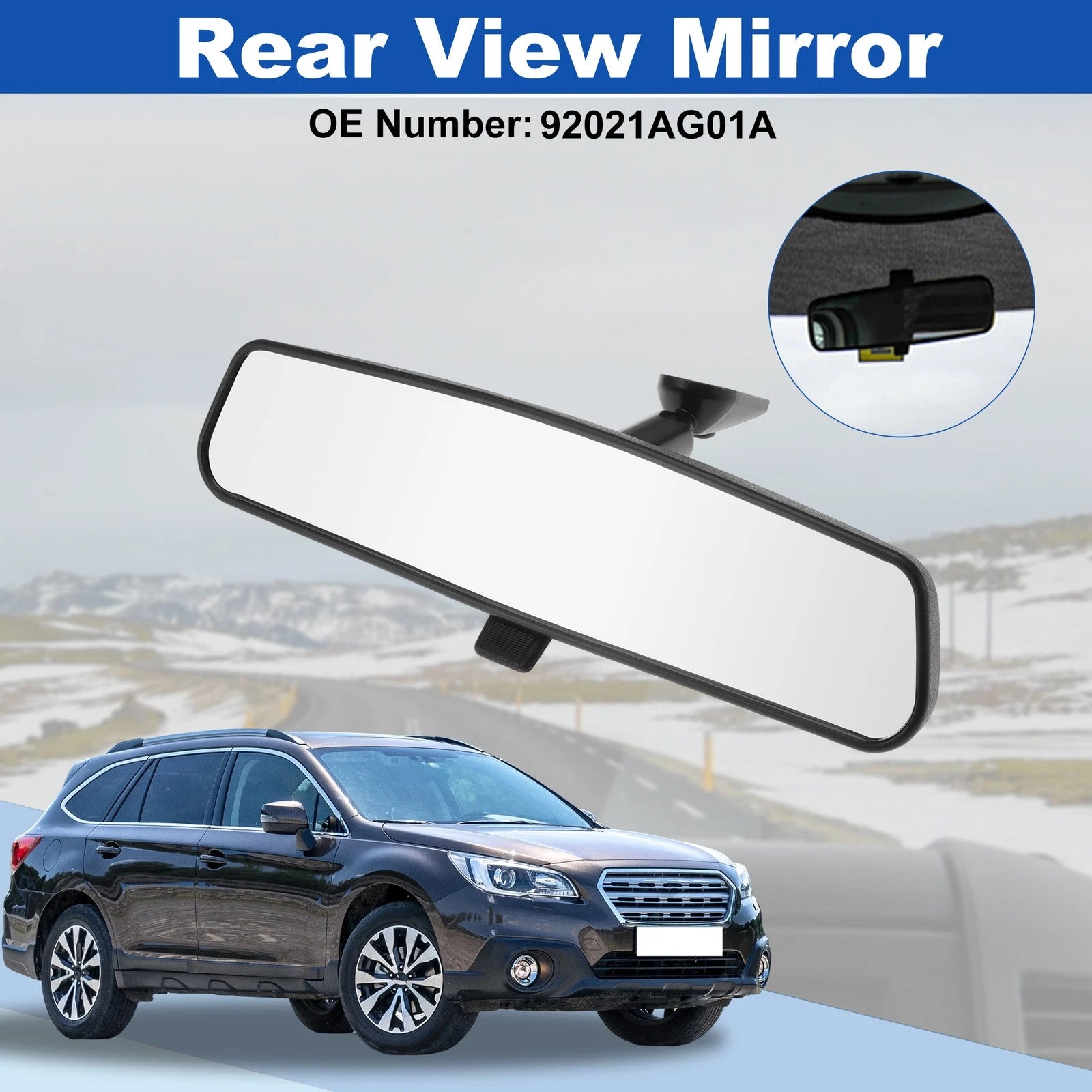 Interior Rearview Mirror Replacement for Subaru Impreza (2017–2021)