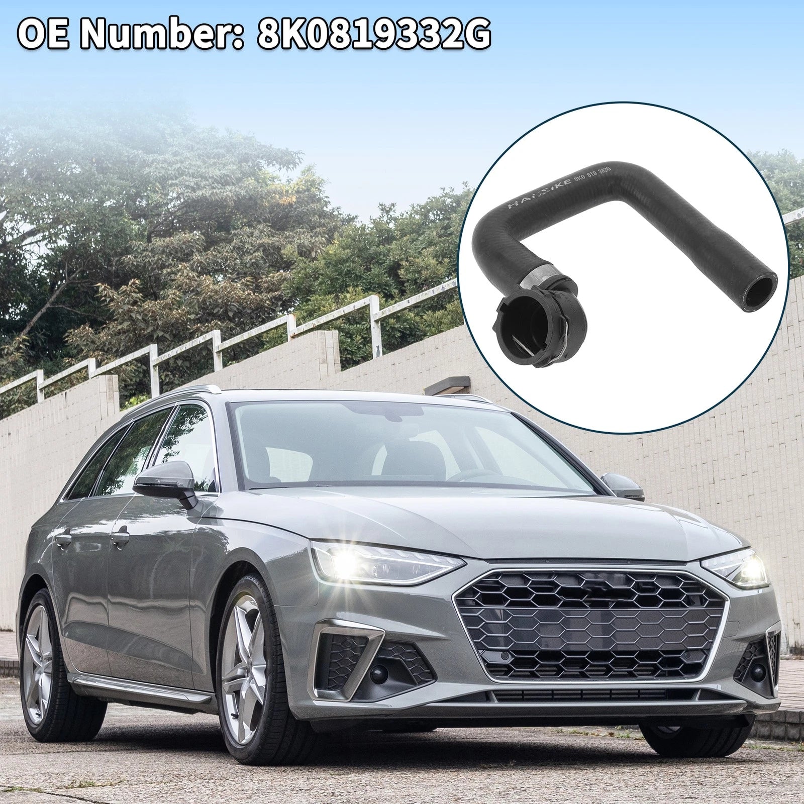 Radiator Hose Heating Water Pipe Replacement for Audi A4 (2014–2016)