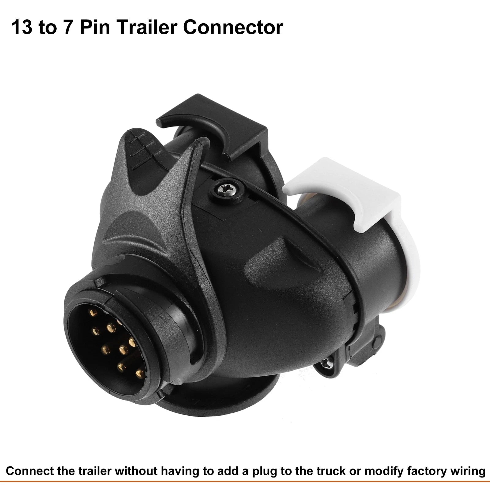 7 to 13 Pin Trailer Adapter Socket Plug for Towing for Chevrolet Silverado (2014–2019)