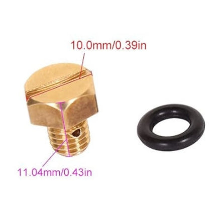 Float Bowl Drain Screw with O-ring 6H3-14992-00, 93210-04230 for Yamaha Outboard