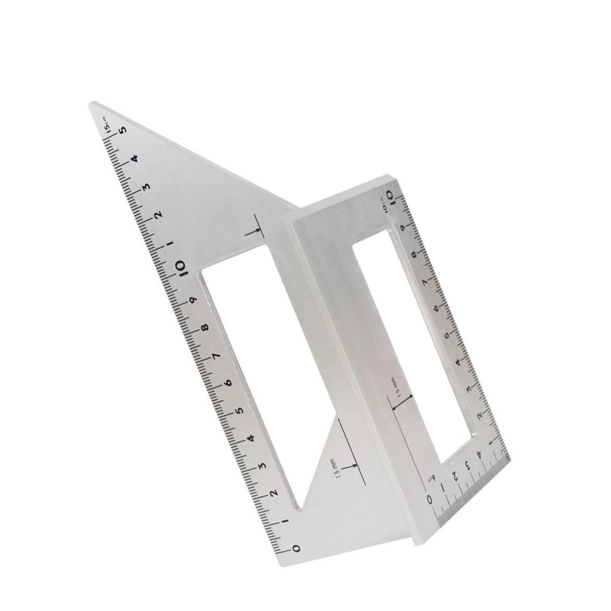 Square Ruler for Woodworking Tool (45° 90°)