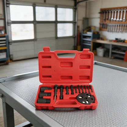 14-Piece AC Compressor Service Tool Kit for Domestic and Import Vehicles