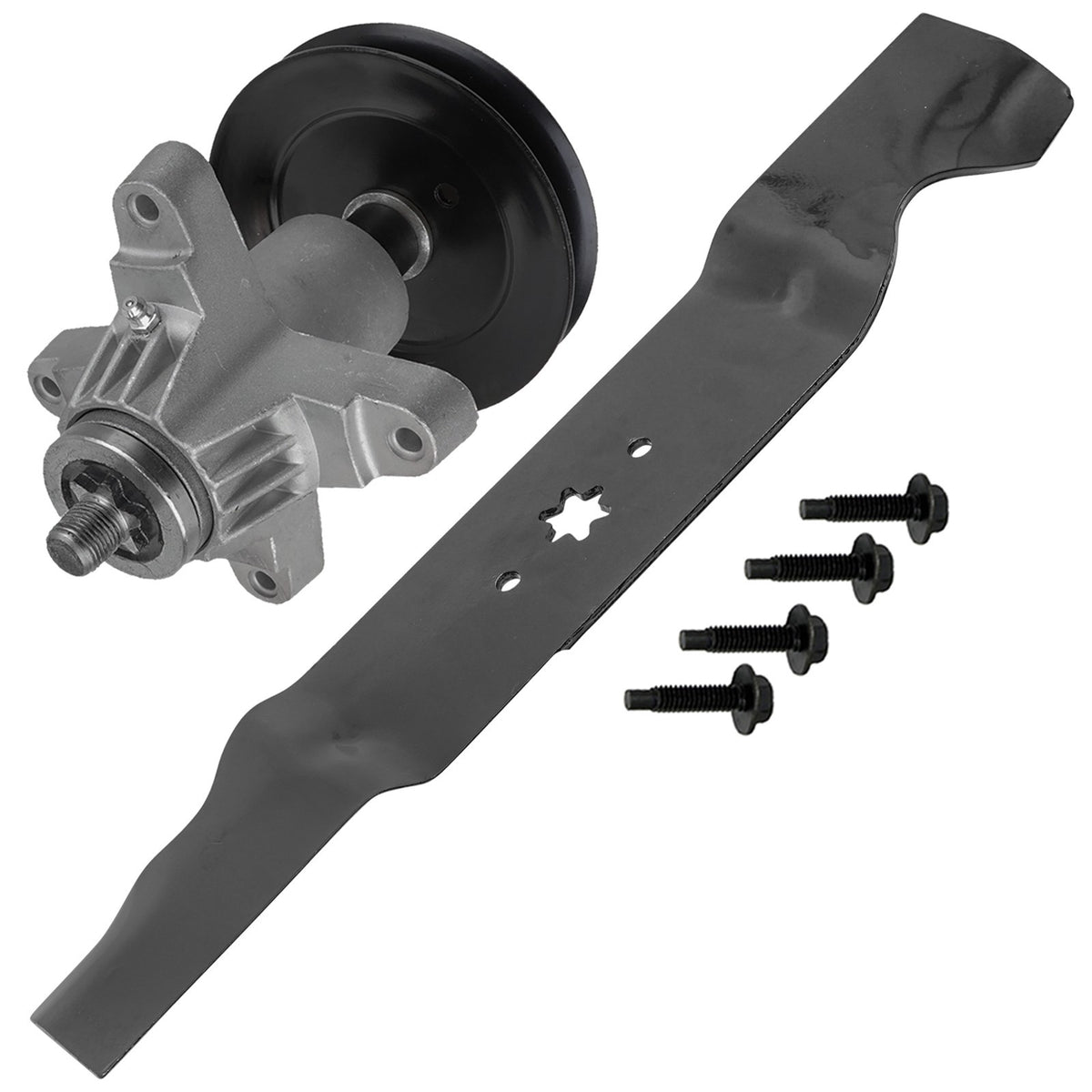Deck Spindle and Blade Assembly for White Outdoor ZT-54 (2007–2014)