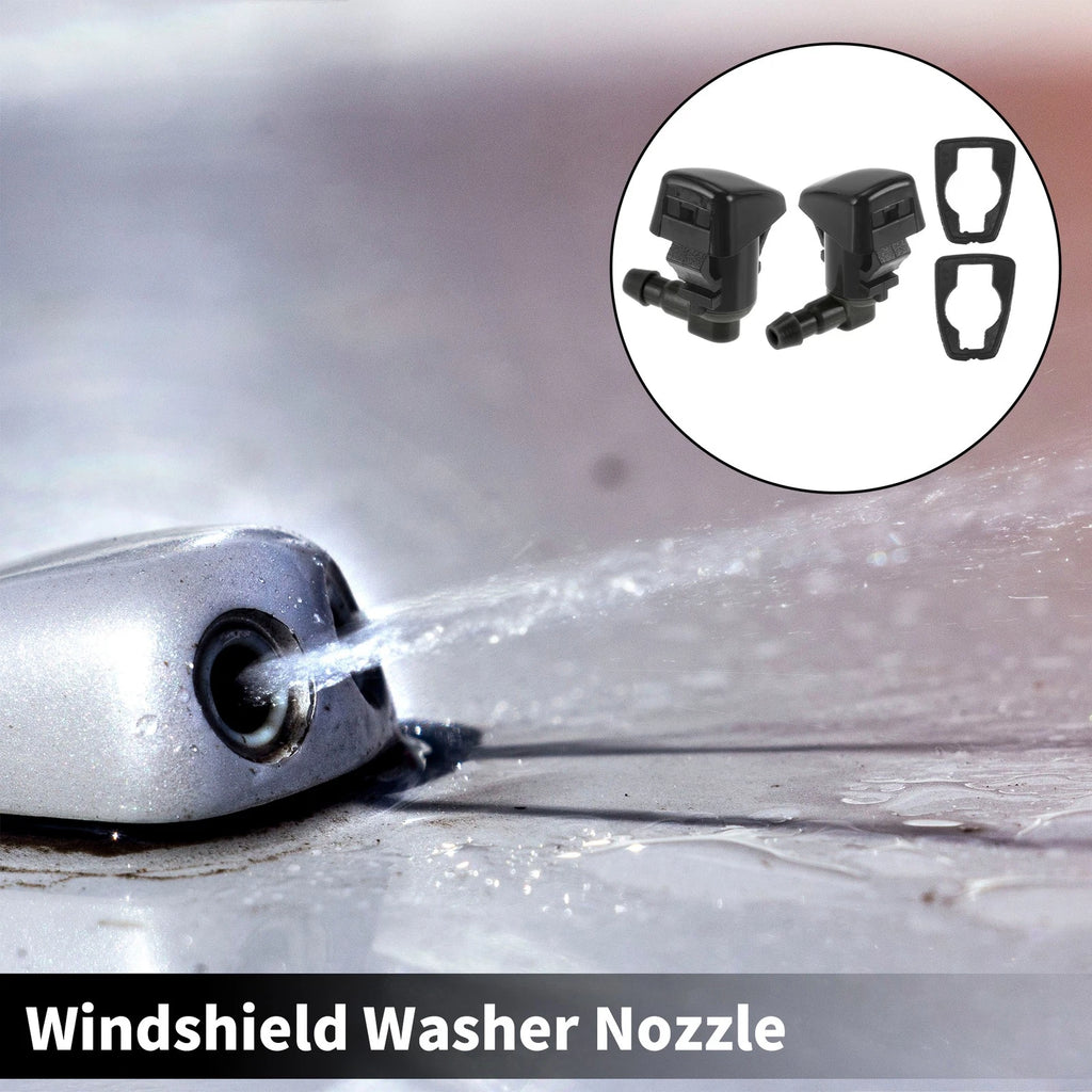 2 Pcs Front Windshield Washer Nozzle for Jeep Cherokee (2014–2019) No.68102968AA