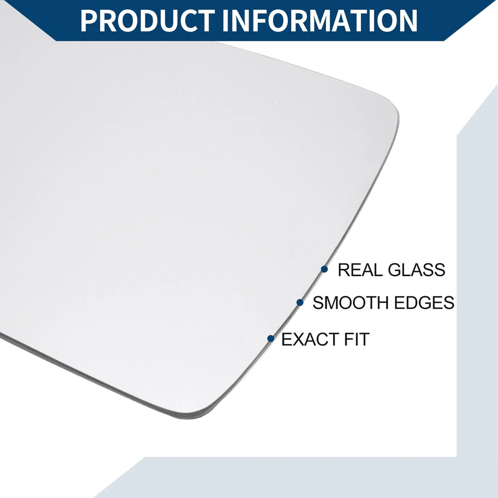 Left Heated Mirror Glass Replacement for Volkswagen Polo (2017–2023)