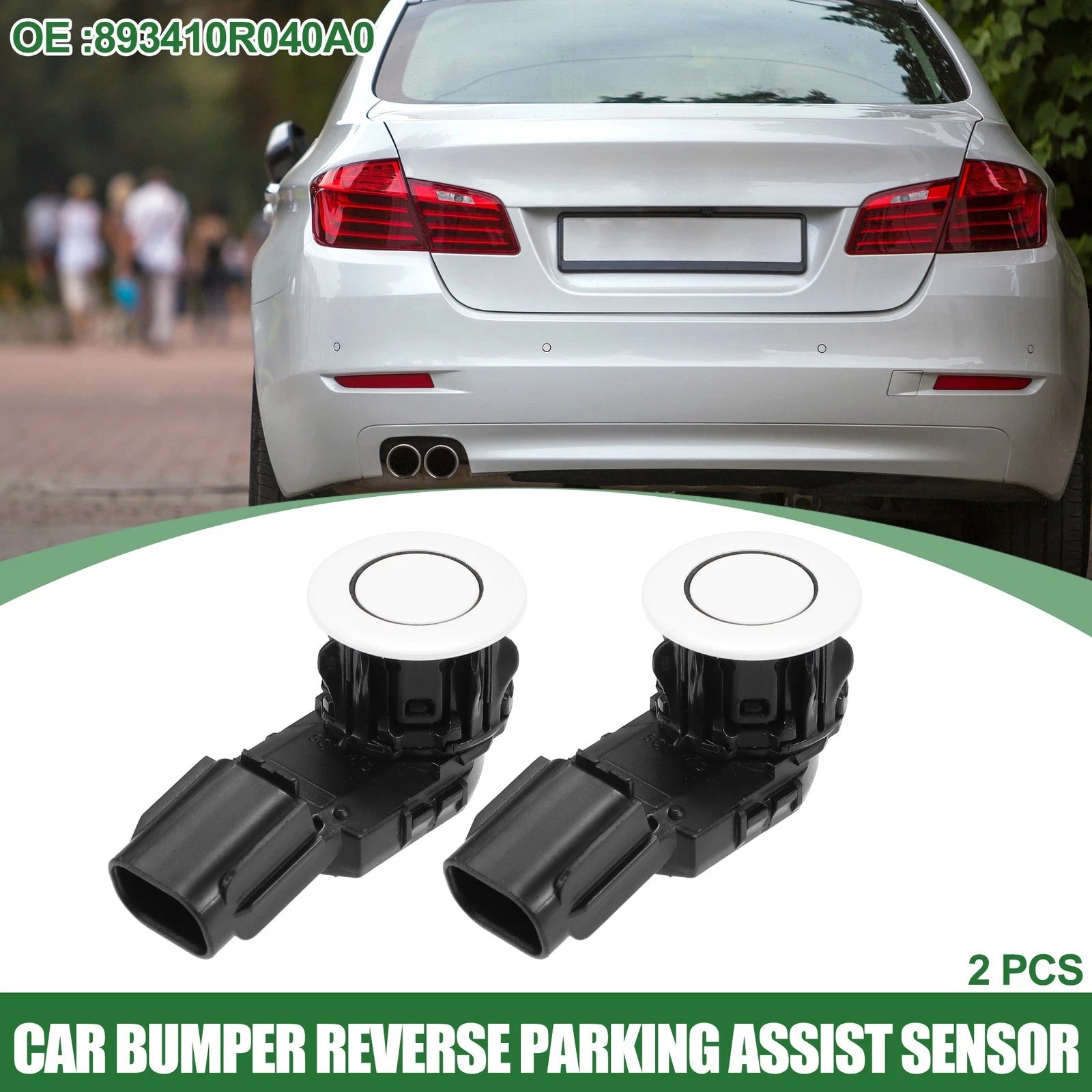 2 Pcs Rear Parking Reverse Sensor Replacement for Toyota Sequoia (2008–2022)