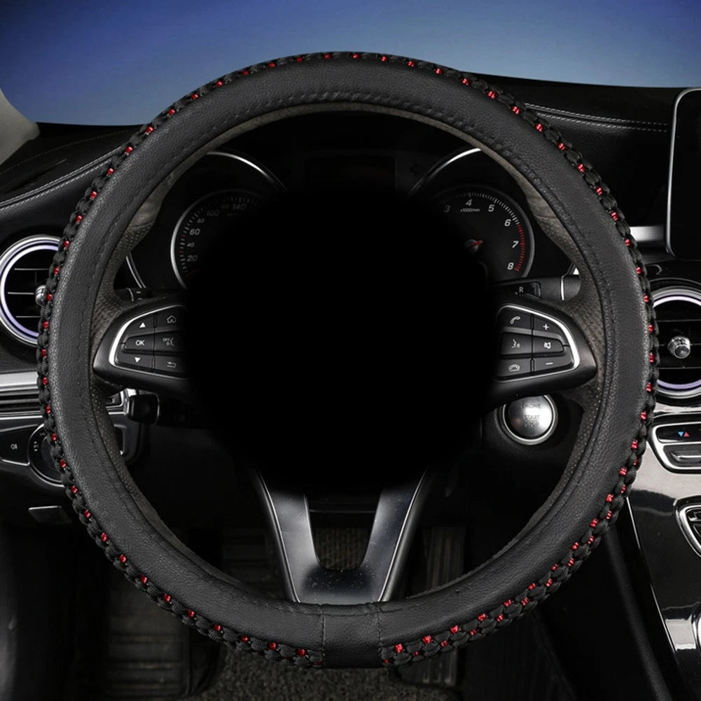 Sleek Ice Silk Steering Wheel Cover for