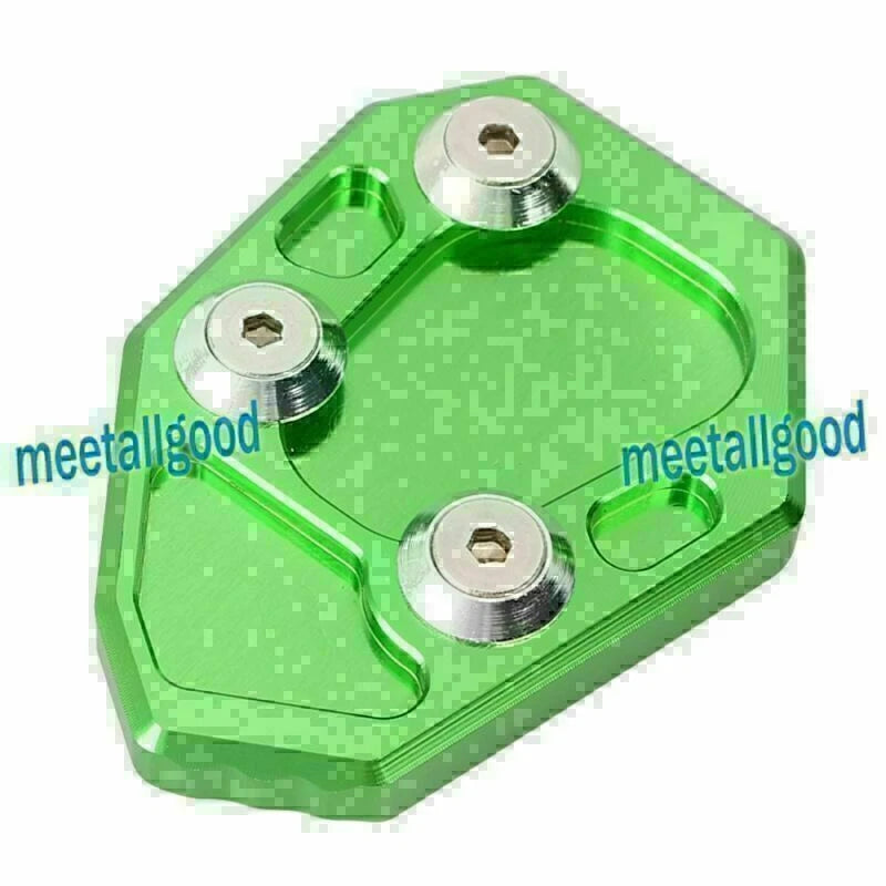 Side Stand Kickstand Enlarge Pad Foot Plate Green For BMW S1000RR 2010 - 2014