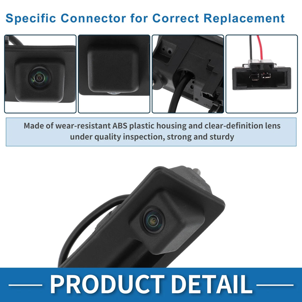 Tailgate Handle with Backup Camera for Audi A4 A5 A6 A7 Q3 Q5 S4 S5 S6 (2010–2020)