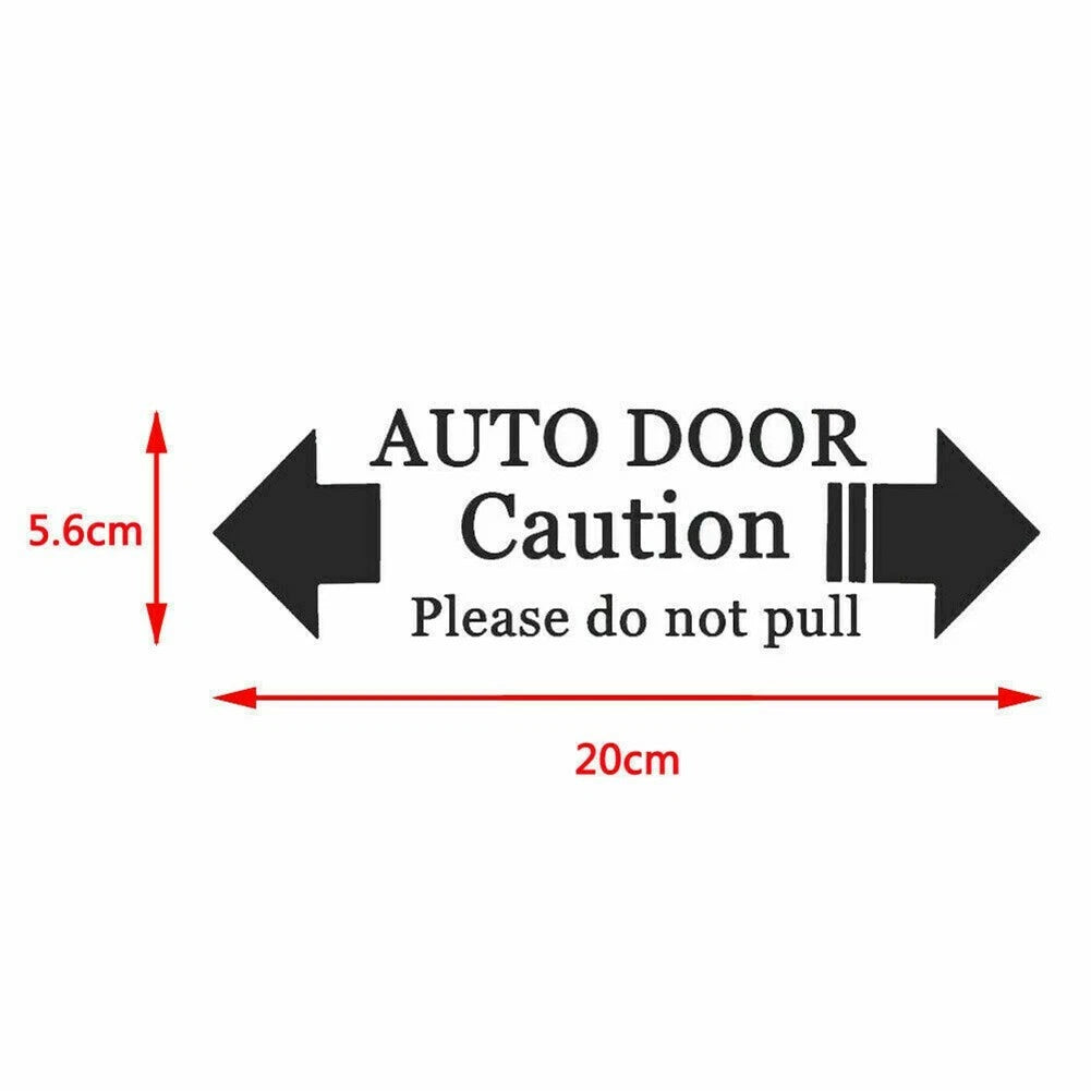 1PC Door Caution Decal Sticker for Universal Vehicles
