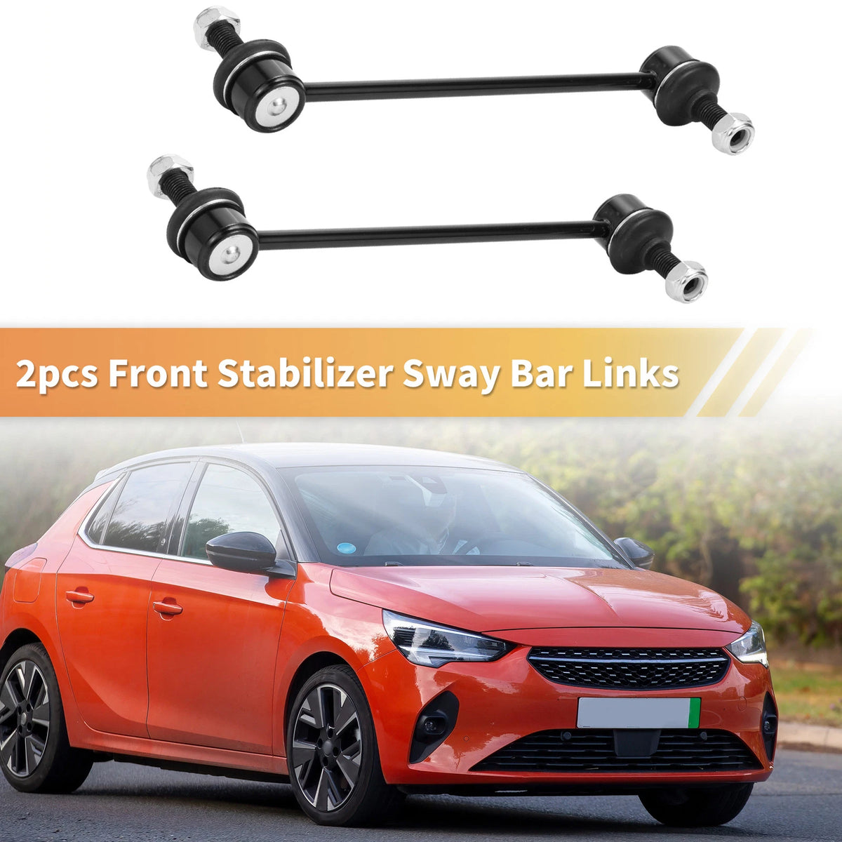 2X Front Stabilizer Sway Bar Link for Vauxhall Combo Tour (2001–2012) No.350610