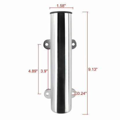 4X Boat Fishing Rod Holder with Weld Brackets for Side Mounting