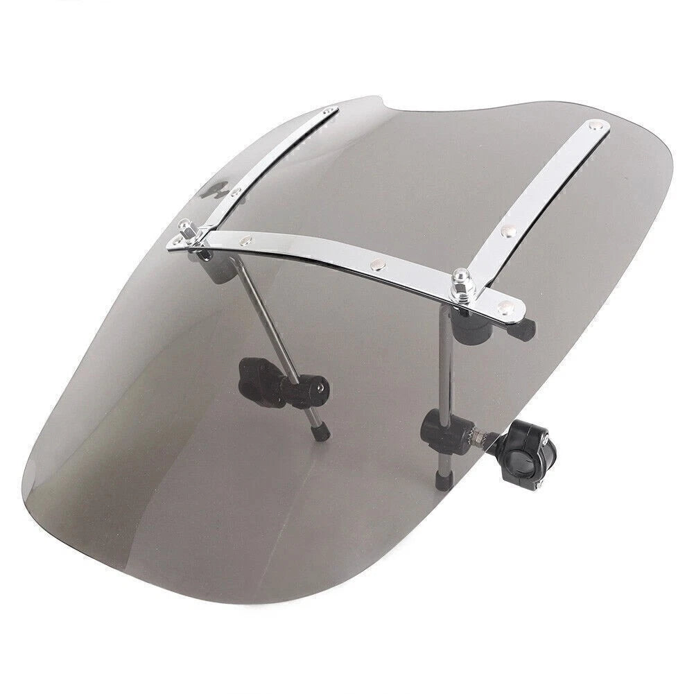 19" Smoke Front Windshield for Harley Cross Bones (2008–2011)