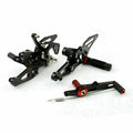 Aluminum Rearsets Footpegs Pedals for BMW S 1000 RR HP4 (2015–2018) Black T9