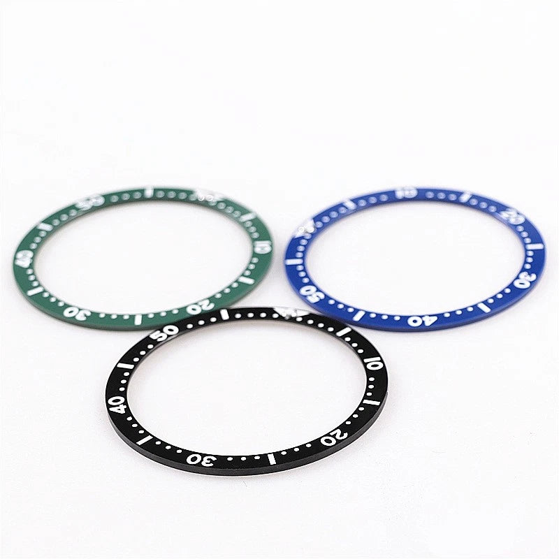 38mm Flat Luminous Ceramic Watch Bezel for SKX007/009/011 (2017–2023)