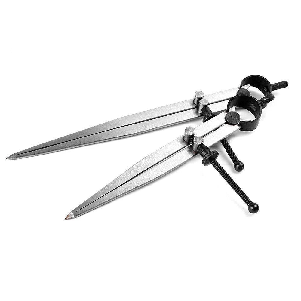Adjustable Leather Craft Rotating Tool Wing Divider Compass Scriber Edge Creaser for