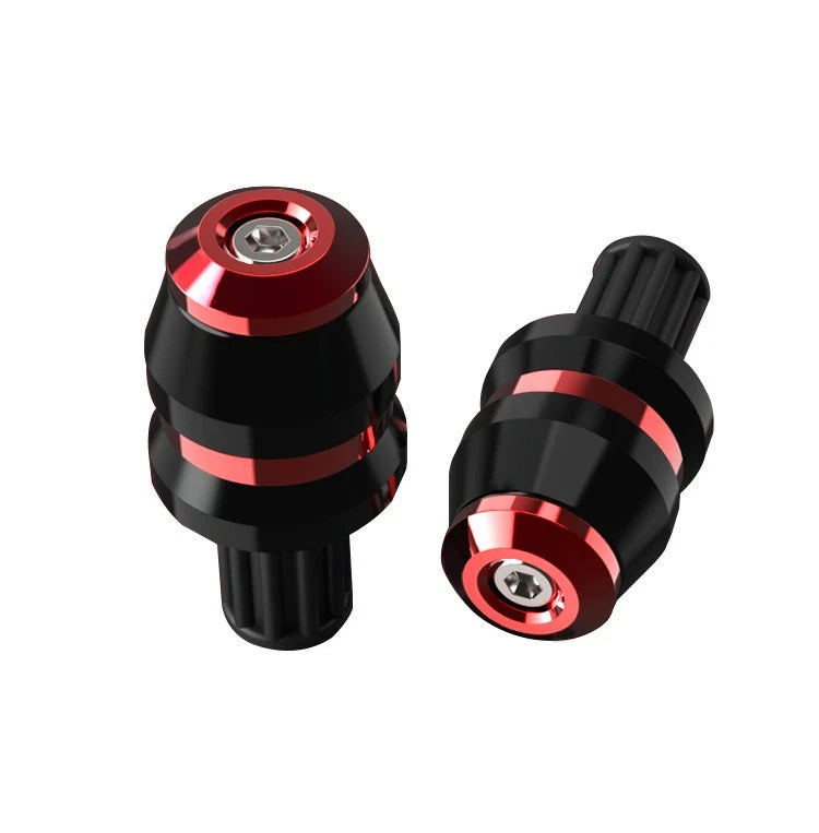 22mm Motorcycle Handlebar Grips Bar End Slider Cap Plugs for Universal Models
