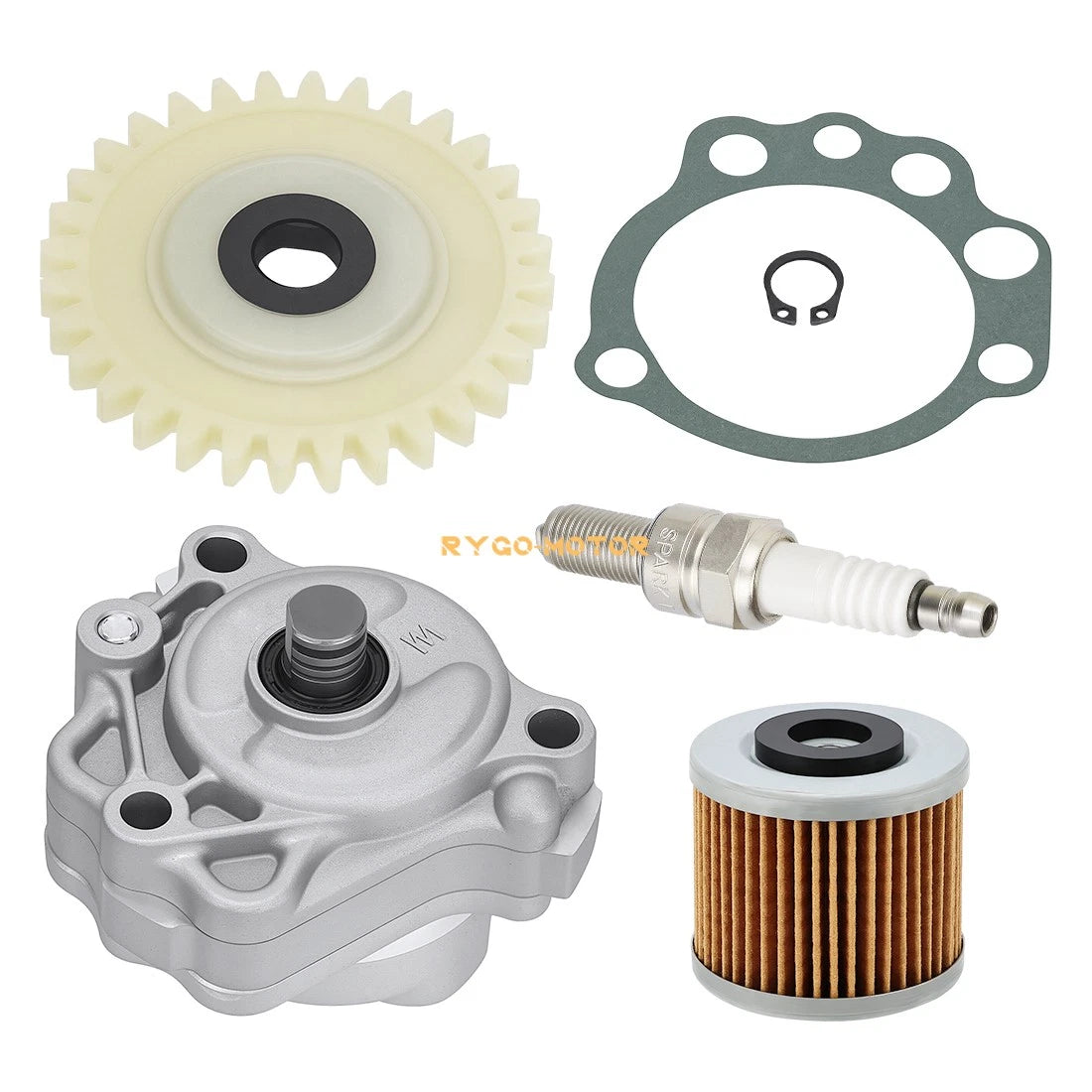 Oil Pump, Drive Gear, Oil Filter & Gasket for Yamaha Raptor 700/700R (2006–2024)