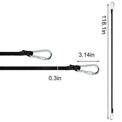Bungee Cord Hooks for Outdoor Accessories - Easy Installation, High Elasticity