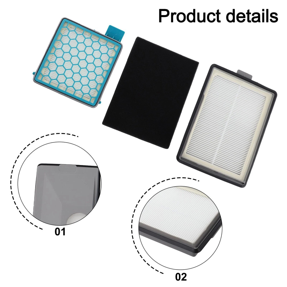 HEPA and Fine Dust Replacement Filters for Miele Boost CX1 (2018–2023)