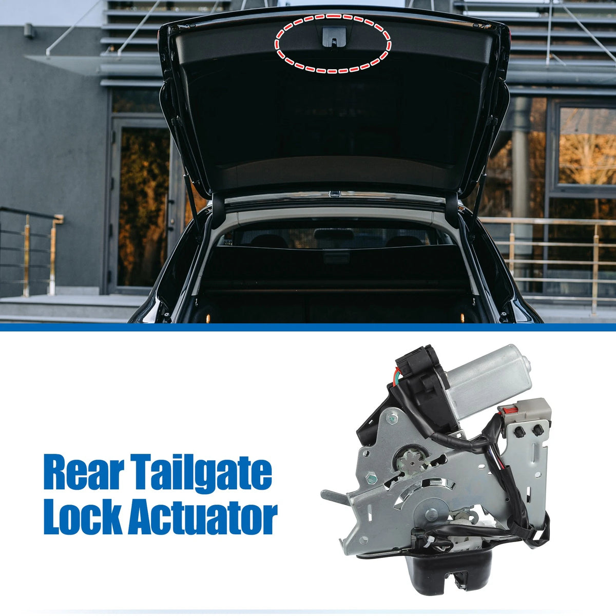 Rear Tailgate Lock Latch Actuator for Chrysler Voyager Pacifica (2017–2023) 68305566AA