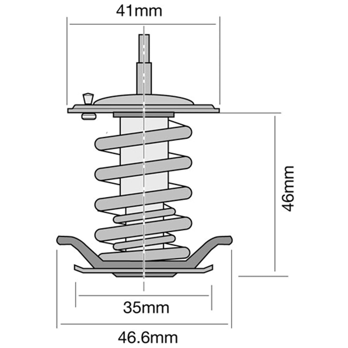 Thermostat for Holden Crewman VZ V6 LE0 3.6L (2004–2007)