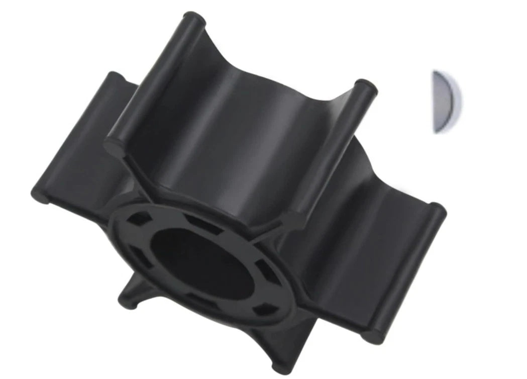 Water Pump Impeller with Key for Yamaha 2 Stroke 6-8 HP Outboard (6G1-44352-00)