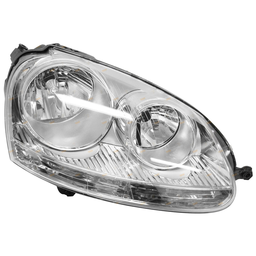 Chrome Headlights Pair LH+RH for VW Golf Jetta Mk5 (2004–2010)