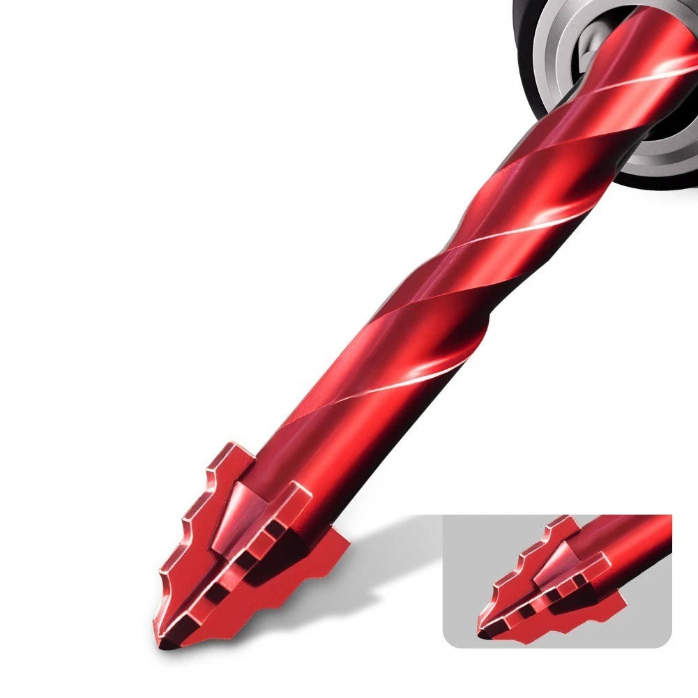 4-Piece Masonry Drill Bit Set for Quick Change Hex Shank