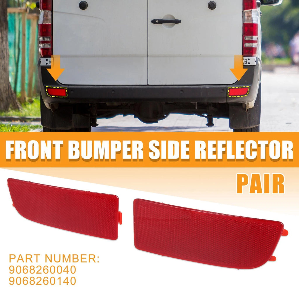 Front Bumper Reflector Replacement for Mercedes-Benz Sprinter 250 350 (2006–2016)
